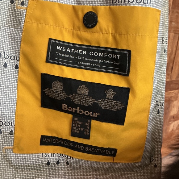 Barbour rain coat - Picture 5 of 6